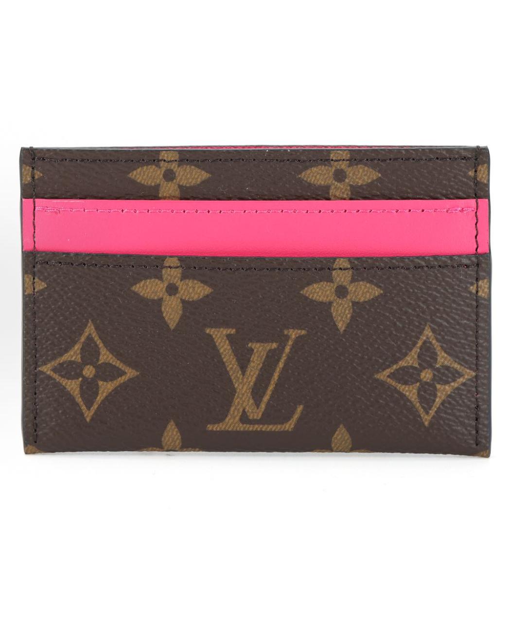 LOUIS VUITTON Коричневый кардхолдер, фото 7