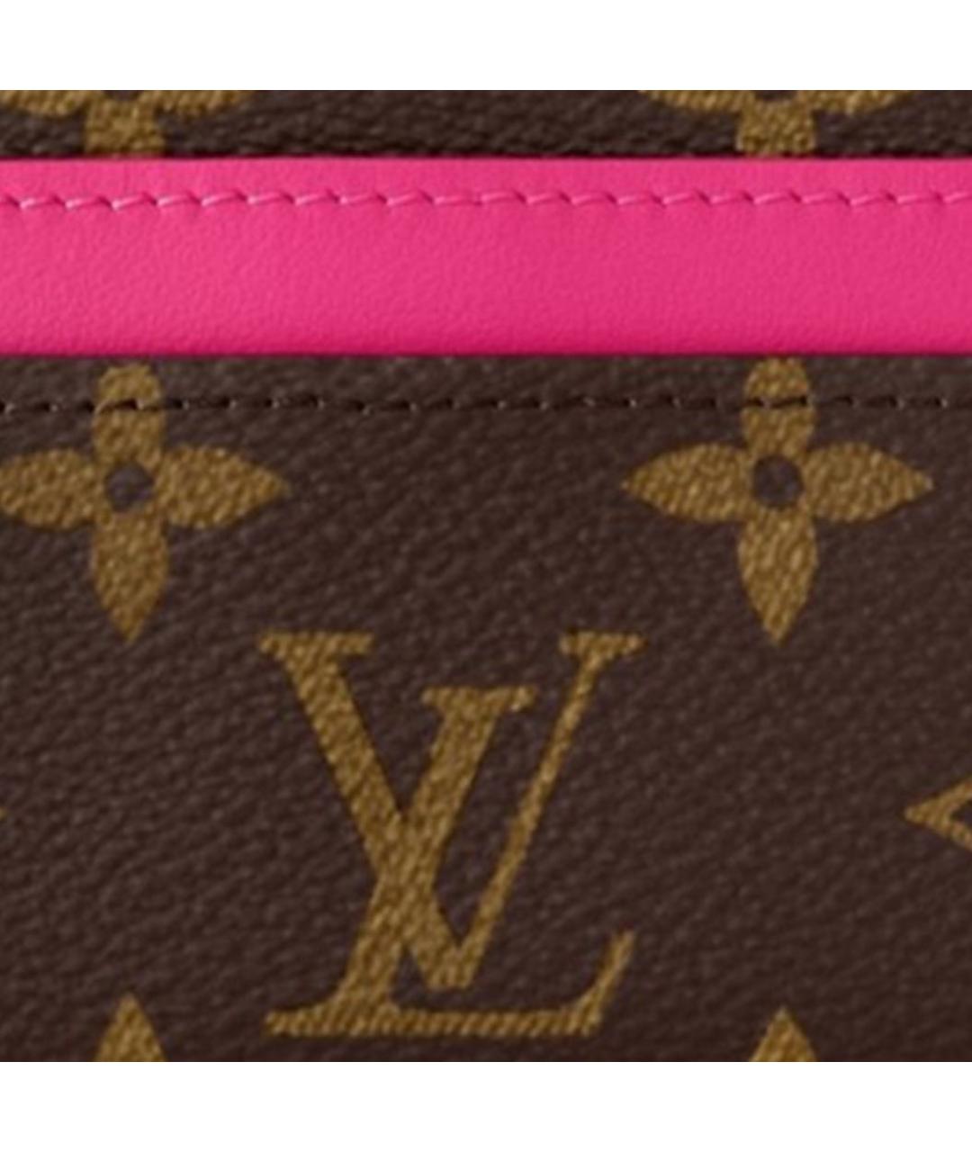 LOUIS VUITTON Коричневый кардхолдер, фото 6