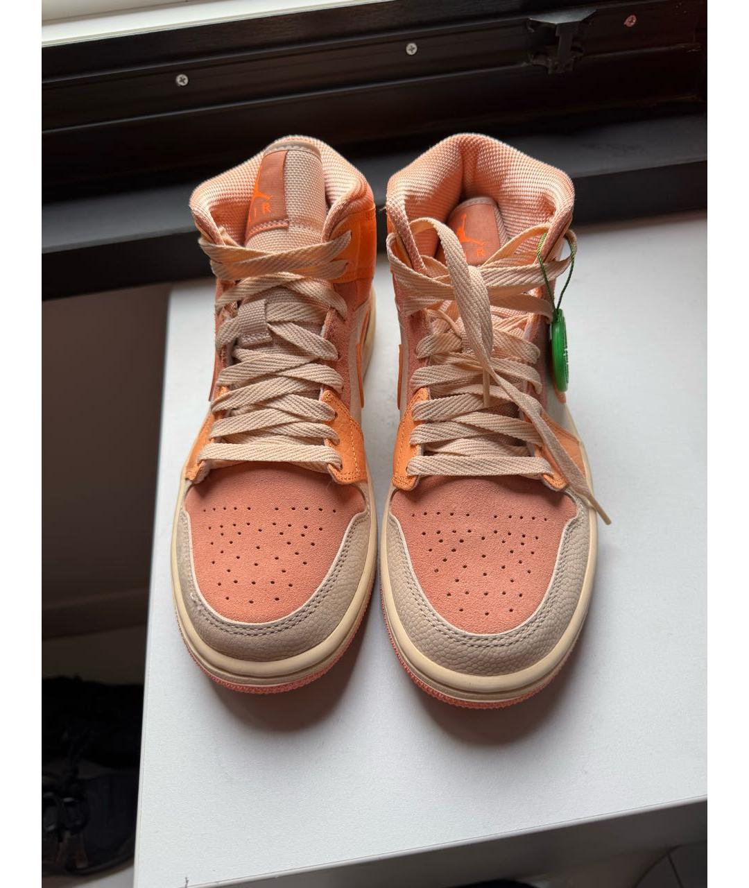 NIKE Коралловые замшевые кеды, фото 2