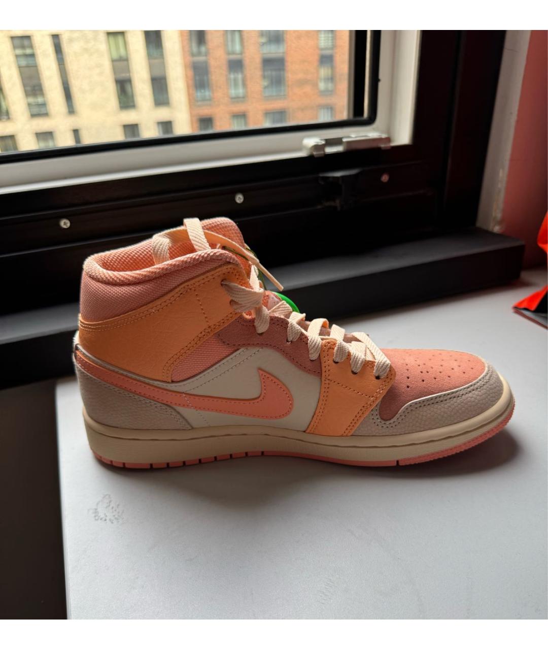 NIKE Коралловые замшевые кеды, фото 9