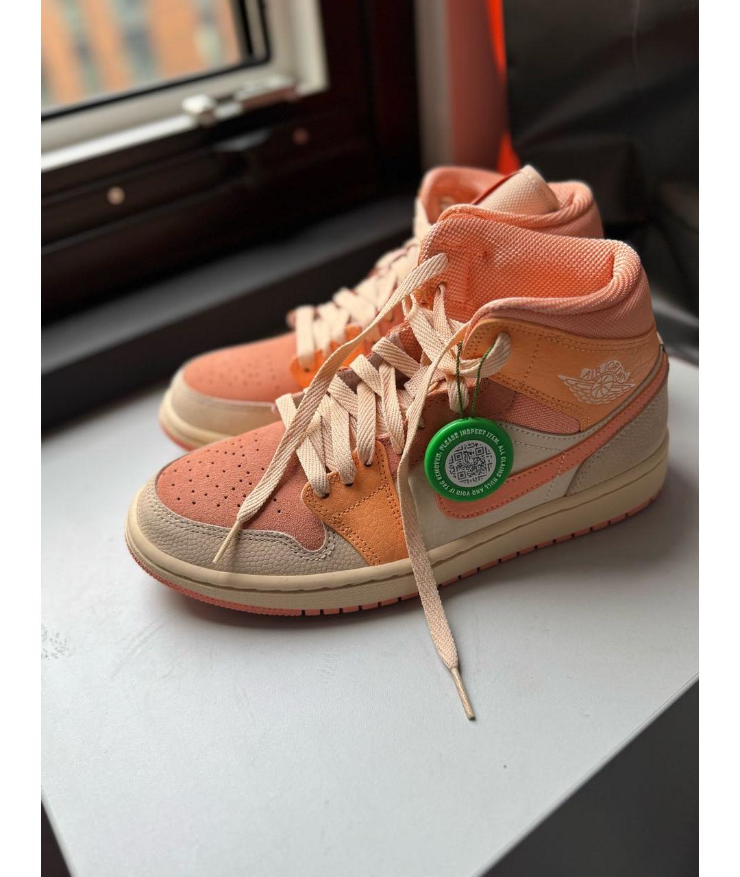 NIKE Коралловые замшевые кеды, фото 6