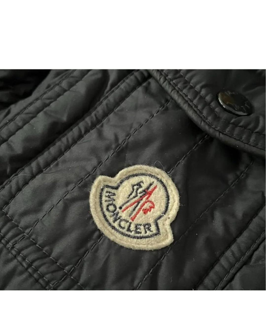 MONCLER Желтый полиэстеровый жилет, фото 4
