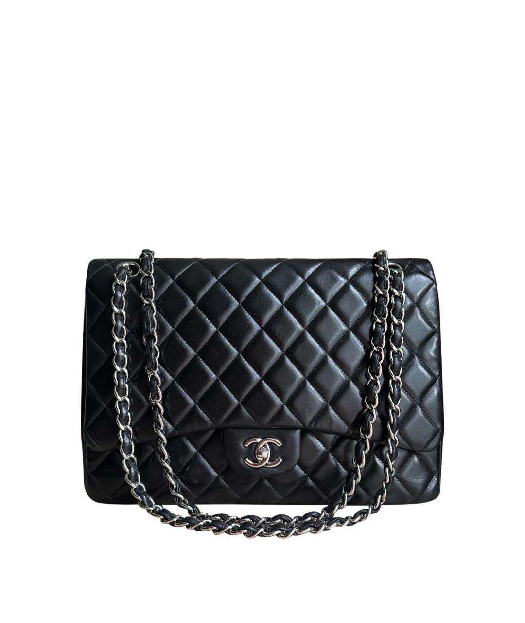 CHANEL Черная кожаная сумка тоут, фото 1