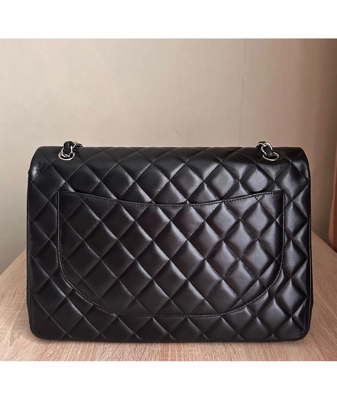 CHANEL Черная кожаная сумка тоут, фото 4