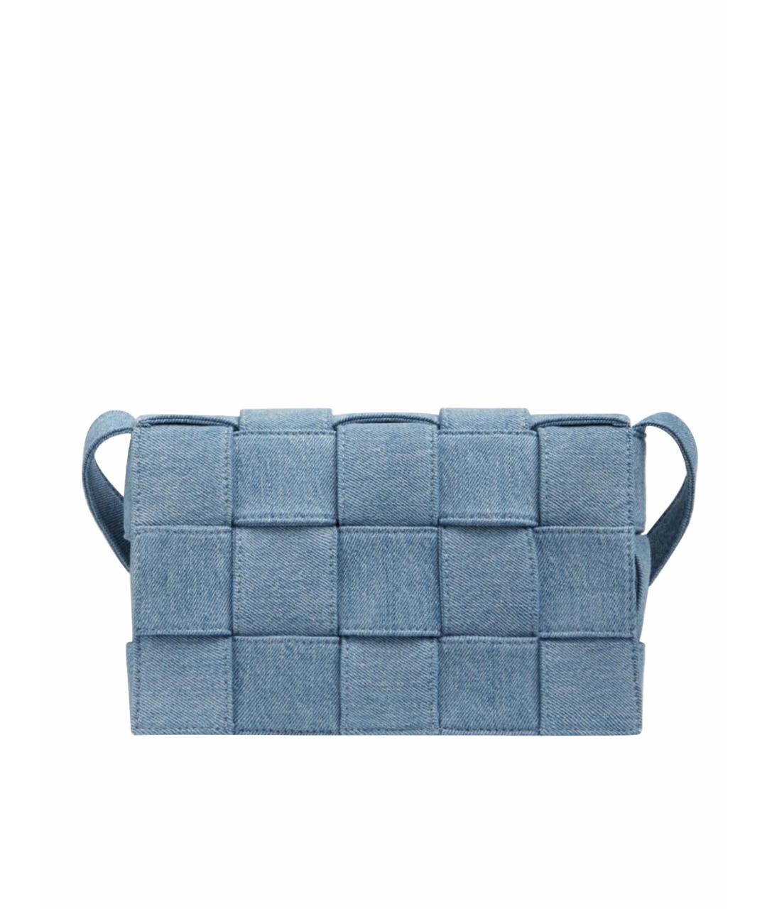 BOTTEGA VENETA Синяя деним сумка через плечо, фото 1