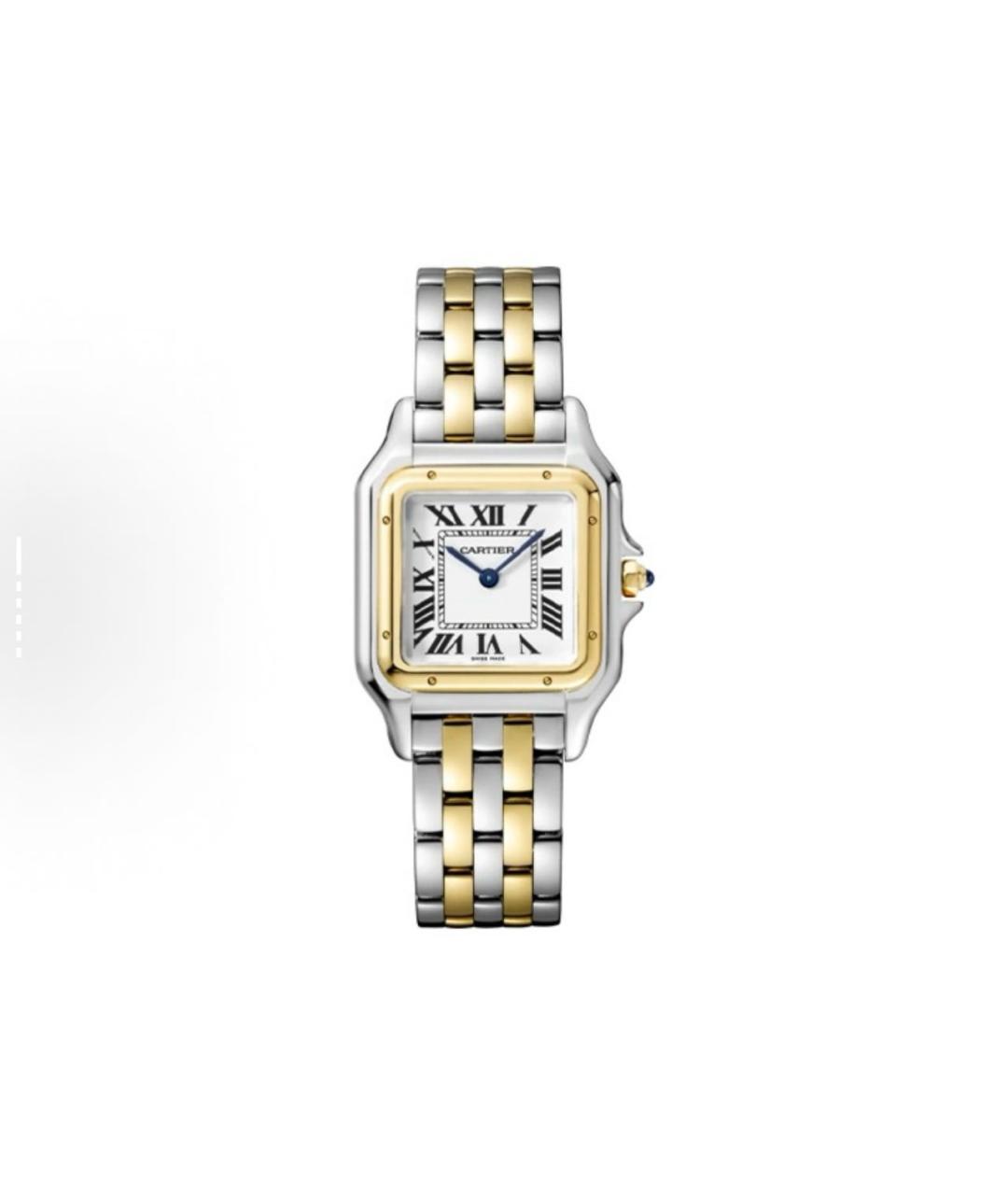 CARTIER Серебряные часы из желтого золота, фото 2