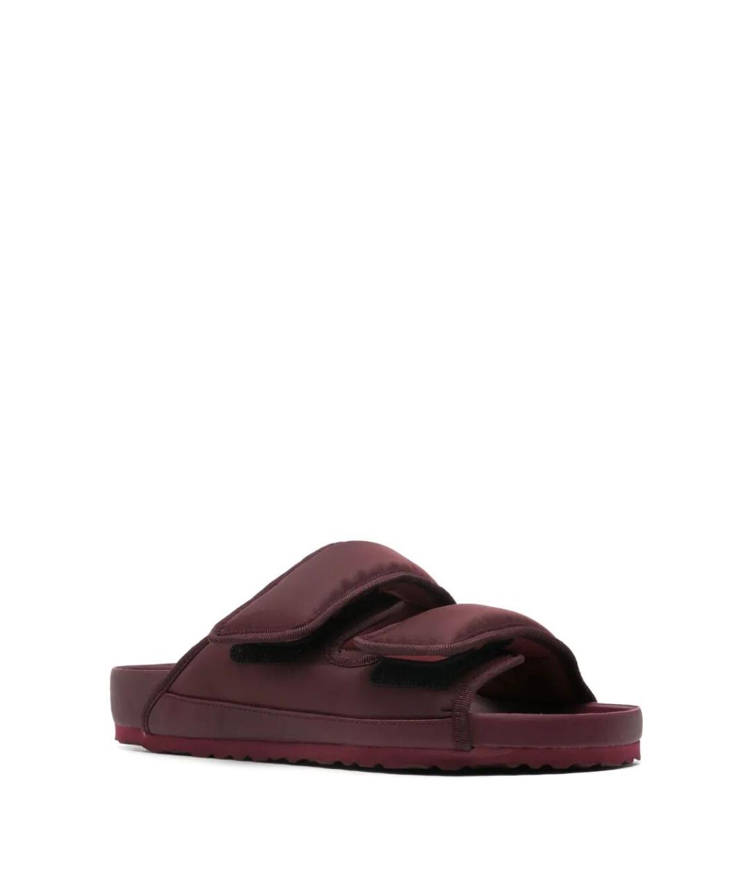 BIRKENSTOCK Бордовые синтетические сандалии, фото 2