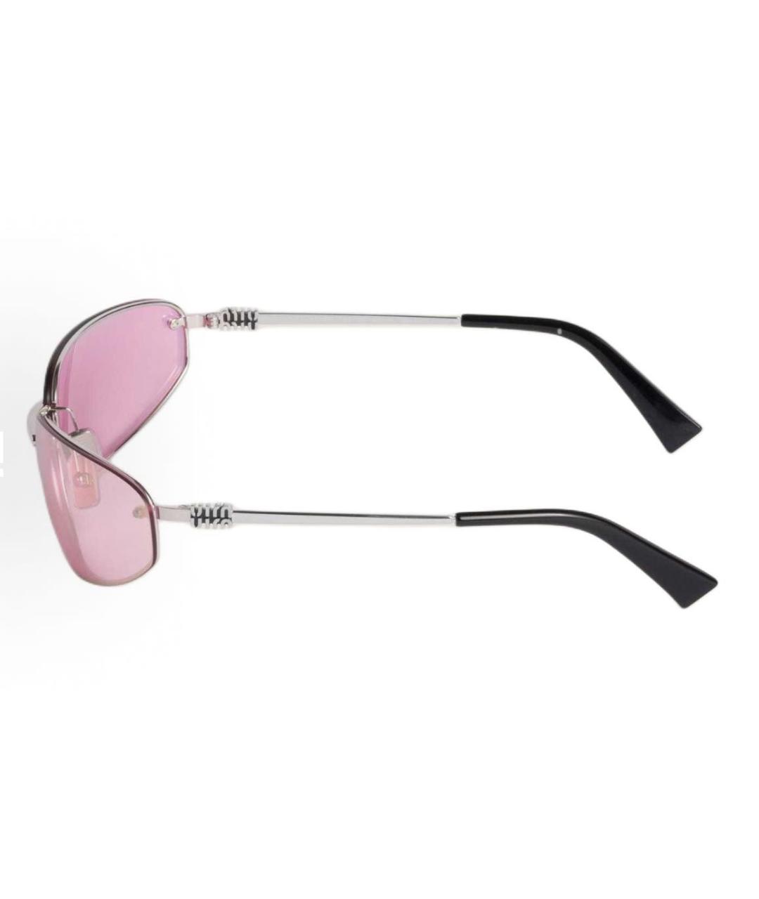 MIU MIU Розовые солнцезащитные очки, фото 3