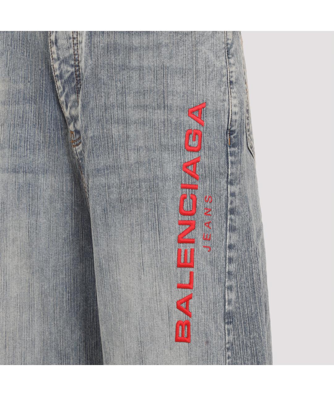 BALENCIAGA Серые прямые джинсы, фото 4