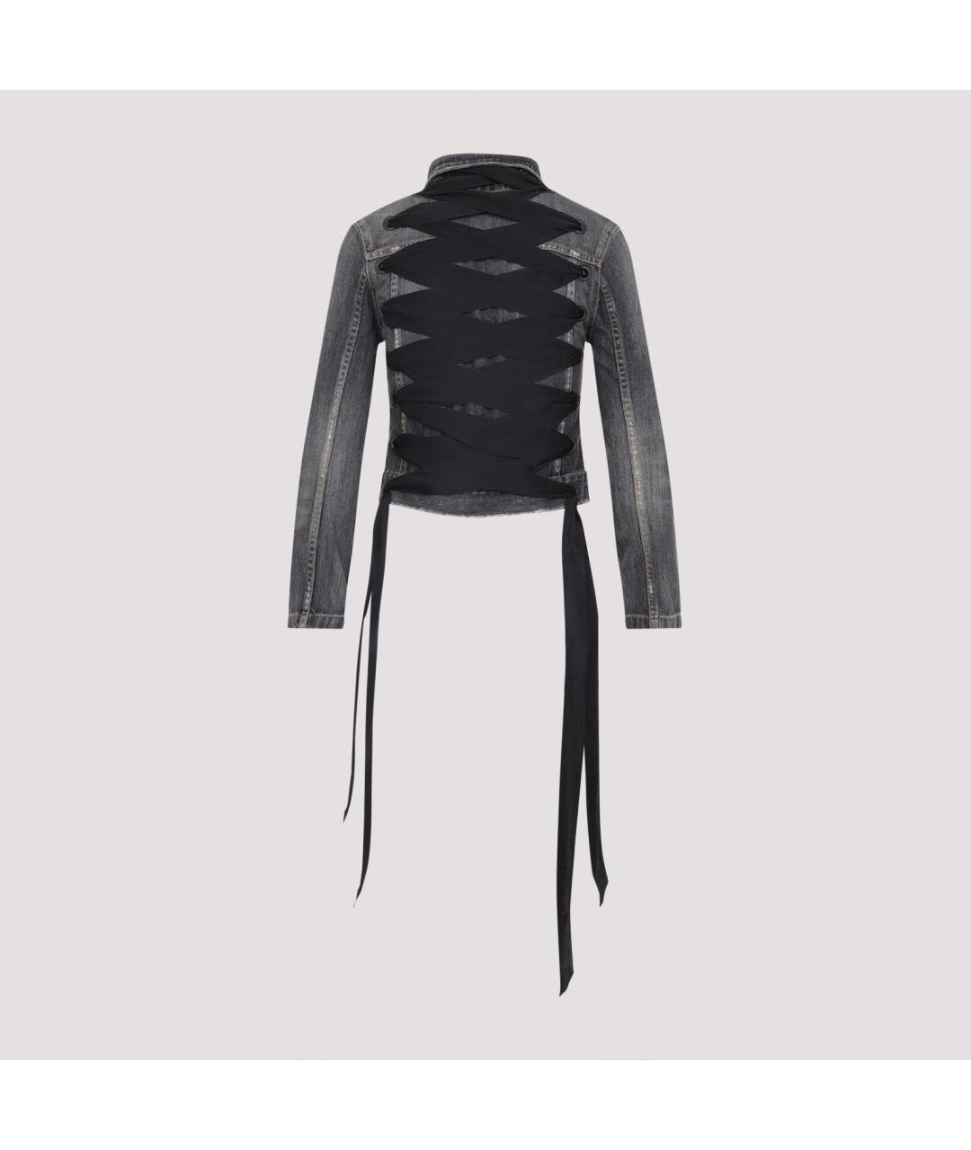 BALENCIAGA Серая хлопковая куртка, фото 3