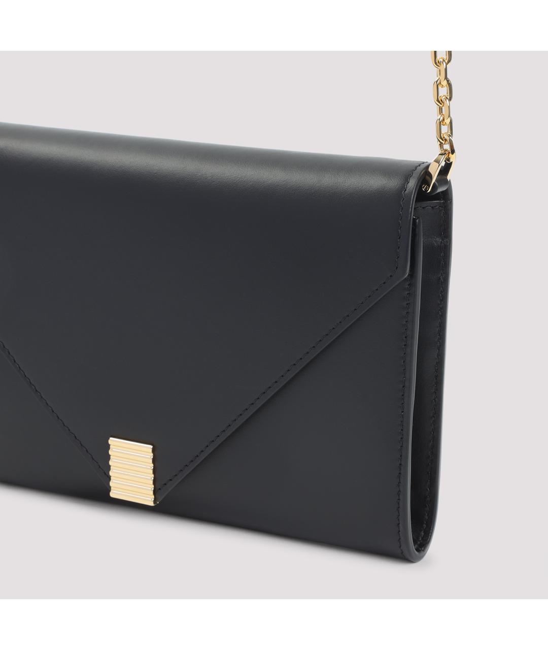 LANVIN Черный кожаный кошелек, фото 4