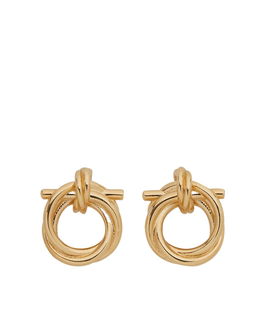 FERRAGAMO Золотые серьги, фото 1