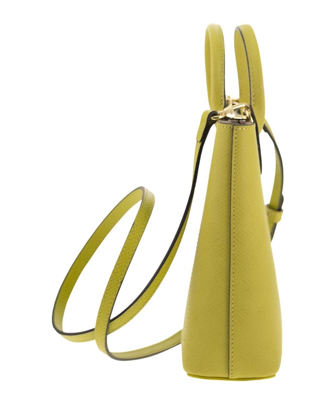 LONGCHAMP Зеленая кожаная сумка тоут, фото 3