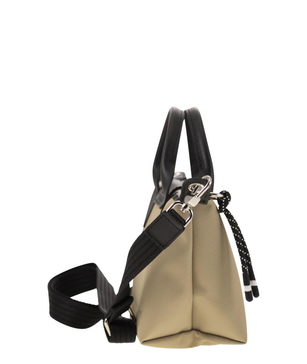 LONGCHAMP Бежевая тканевая сумка тоут, фото 3