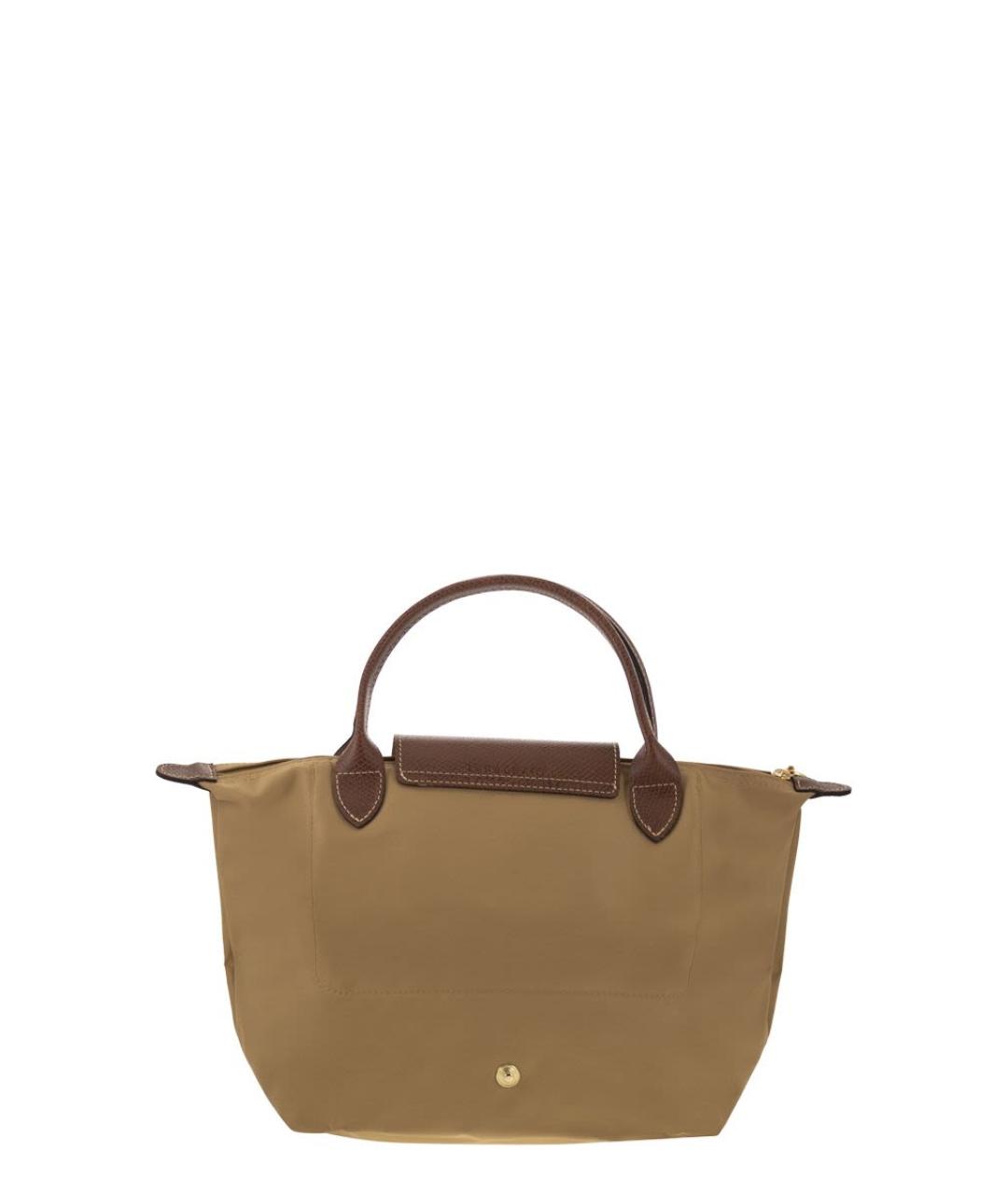LONGCHAMP Бежевая тканевая сумка тоут, фото 2