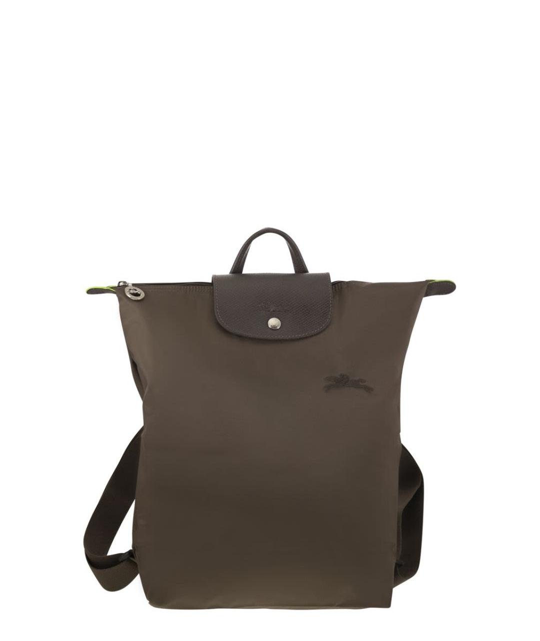 LONGCHAMP Коричневый синтетический рюкзак, фото 1