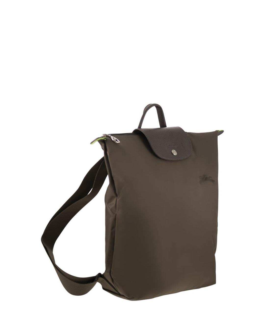 LONGCHAMP Коричневый синтетический рюкзак, фото 4