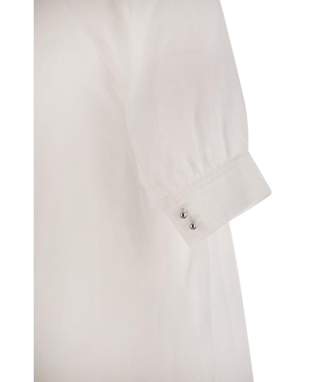 MAX MARA Белая блузы, фото 4