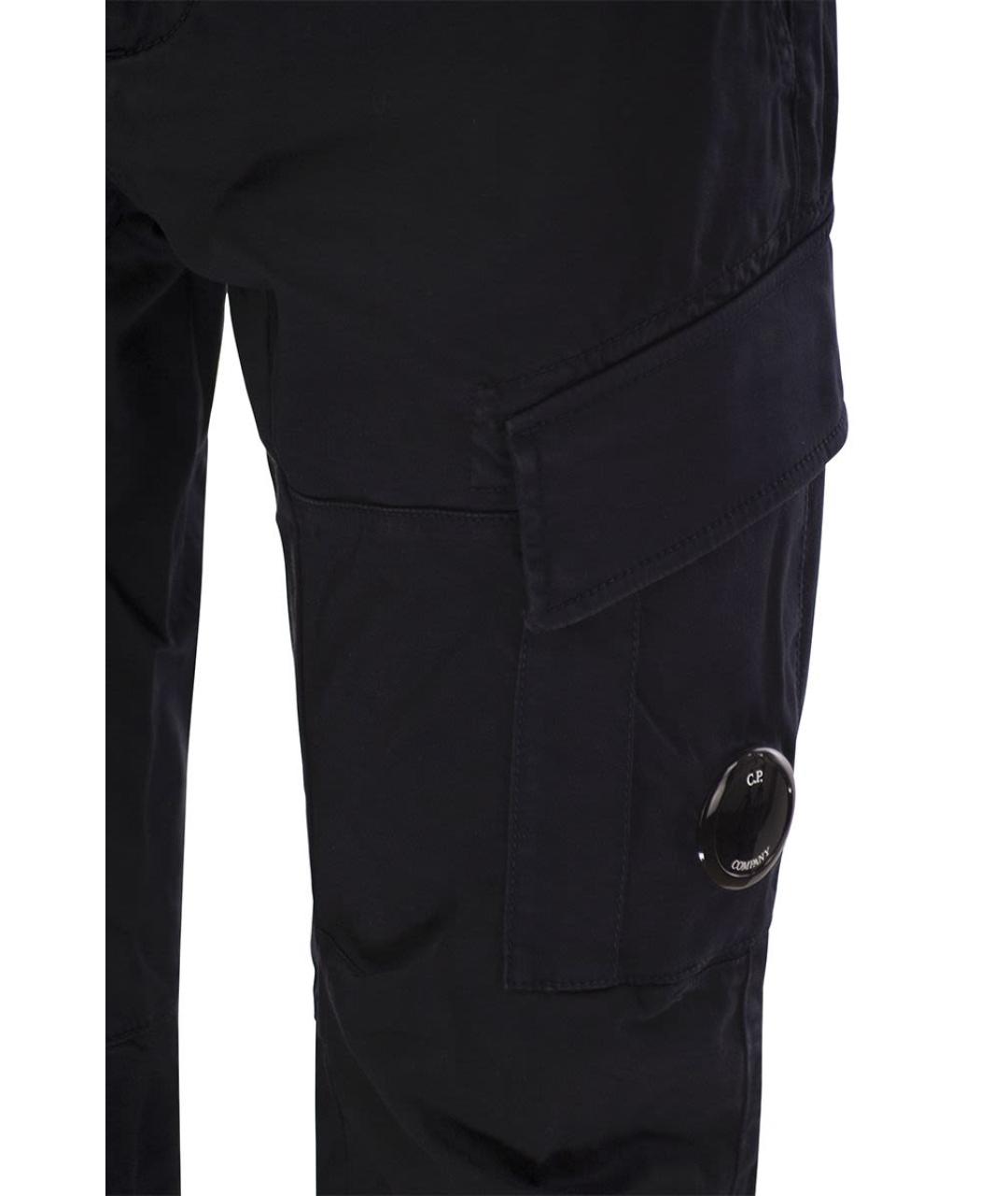 CP COMPANY Синие хлопковые повседневные брюки, фото 4