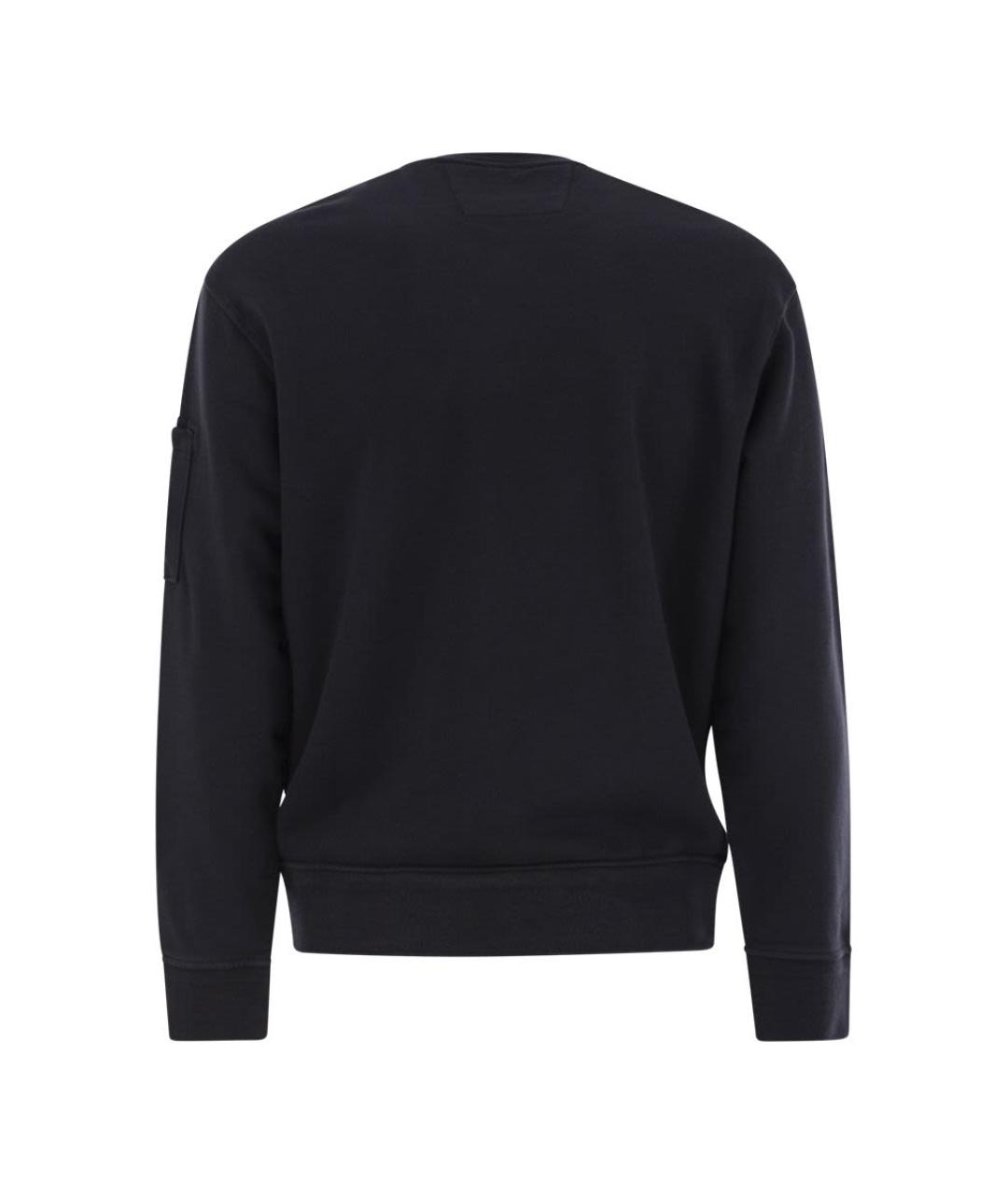 CP COMPANY Темно-синий хлопковый джемпер / свитер, фото 2