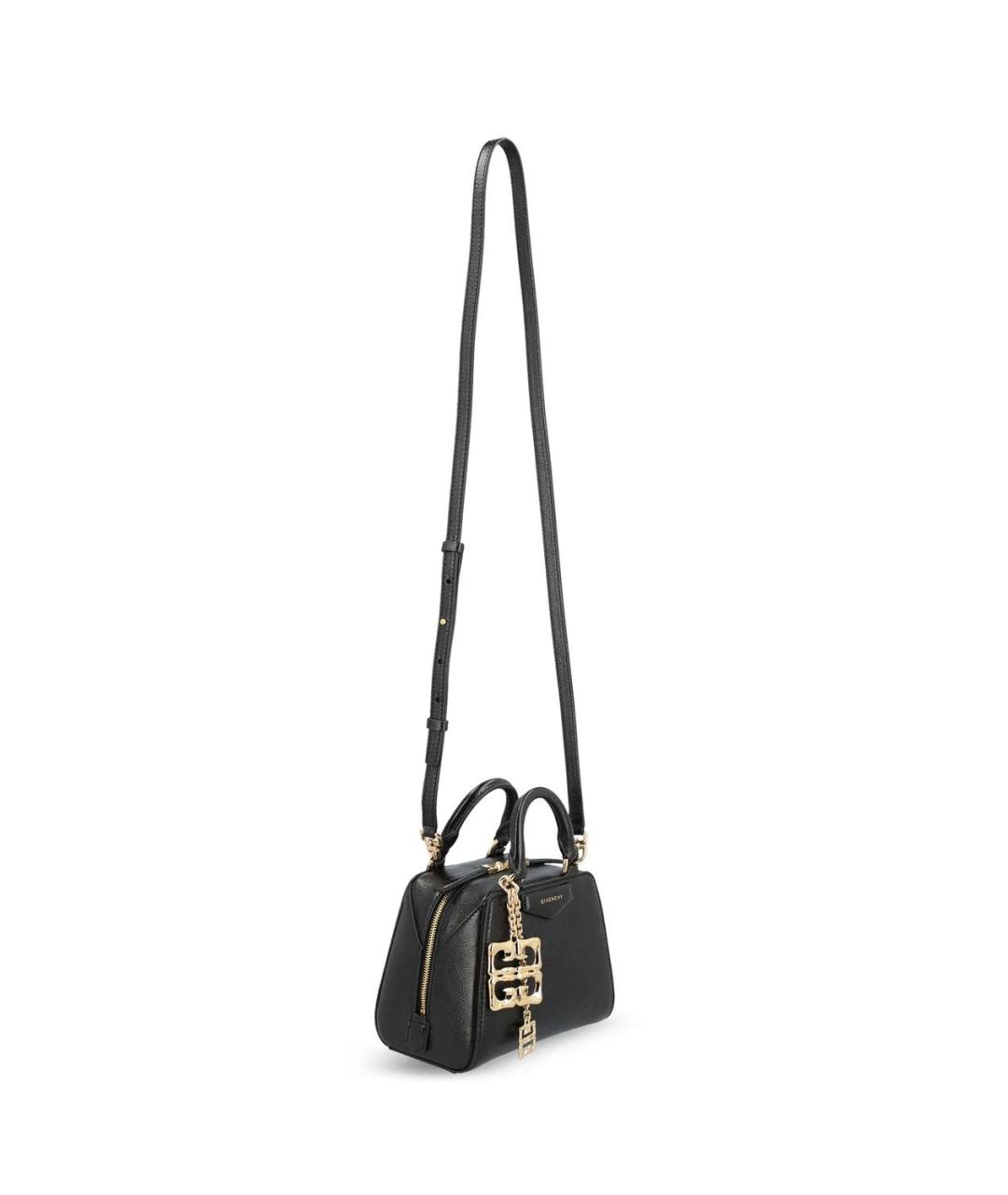 GIVENCHY Черная кожаная сумка тоут, фото 3