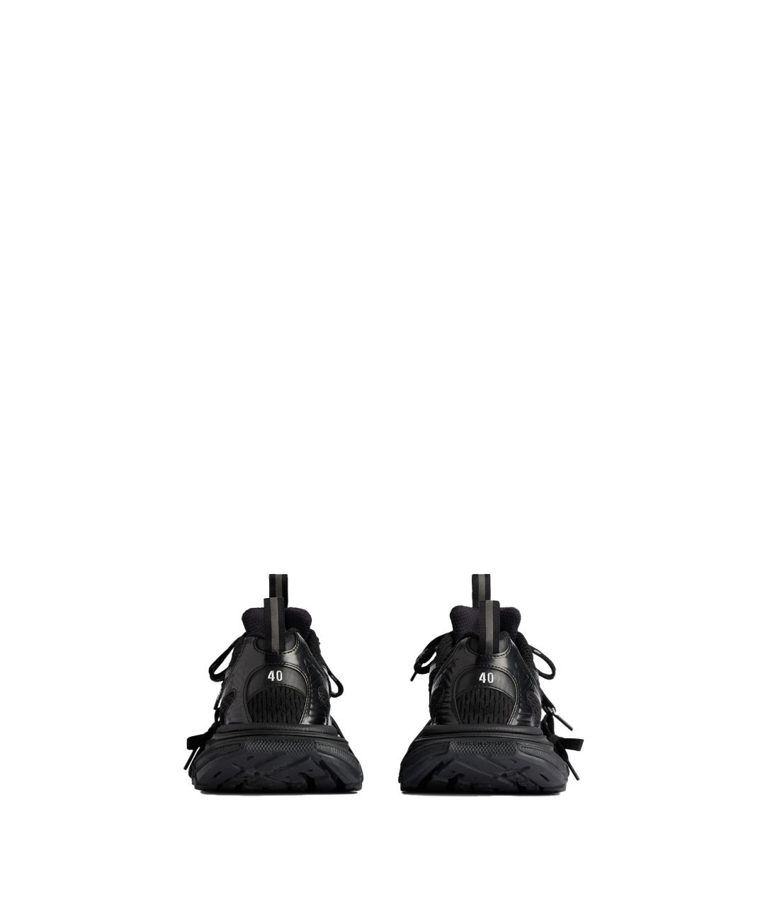 BALENCIAGA Черные низкие кроссовки / кеды, фото 3