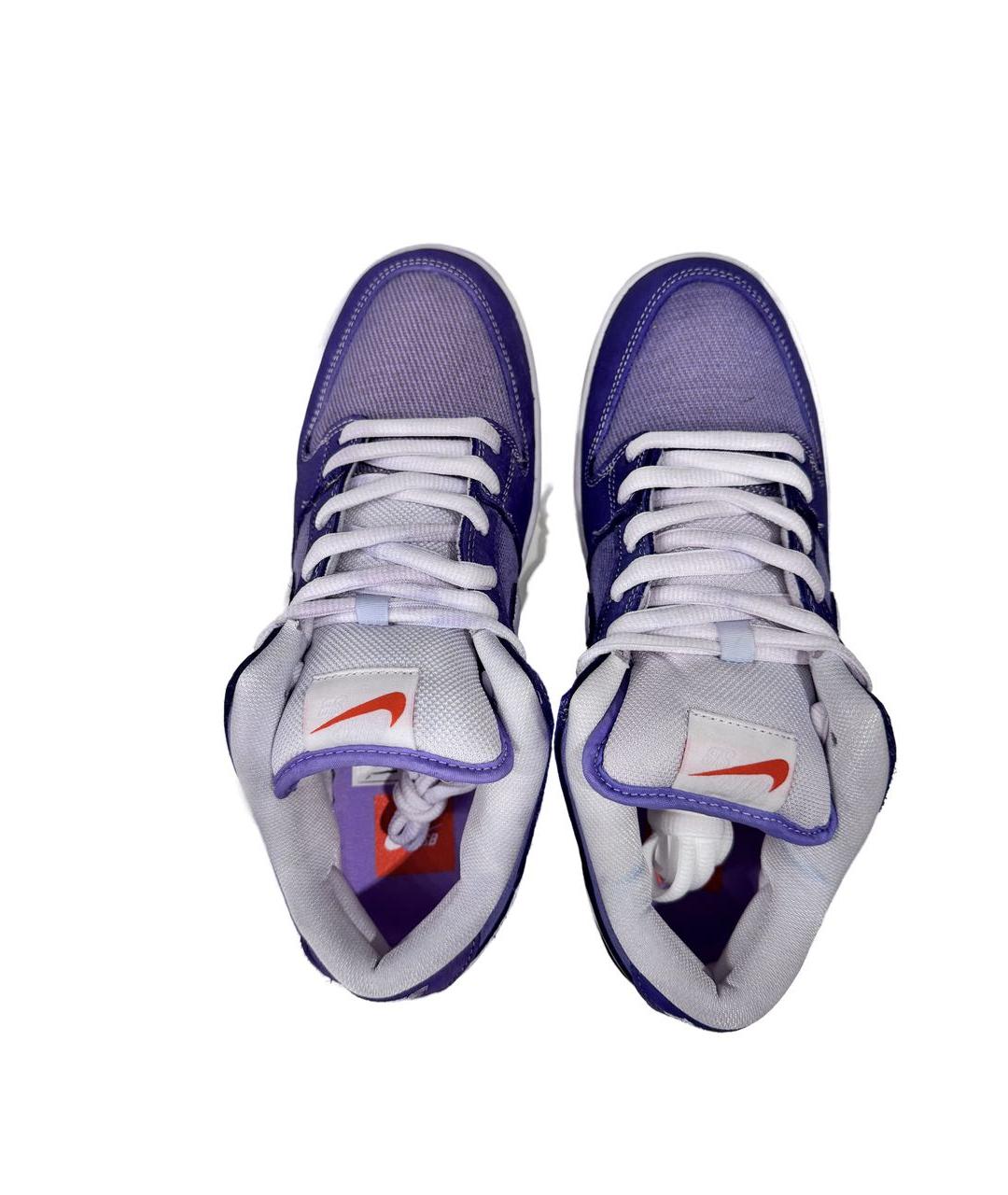 NIKE Фиолетовые текстильные низкие кроссовки / кеды, фото 3