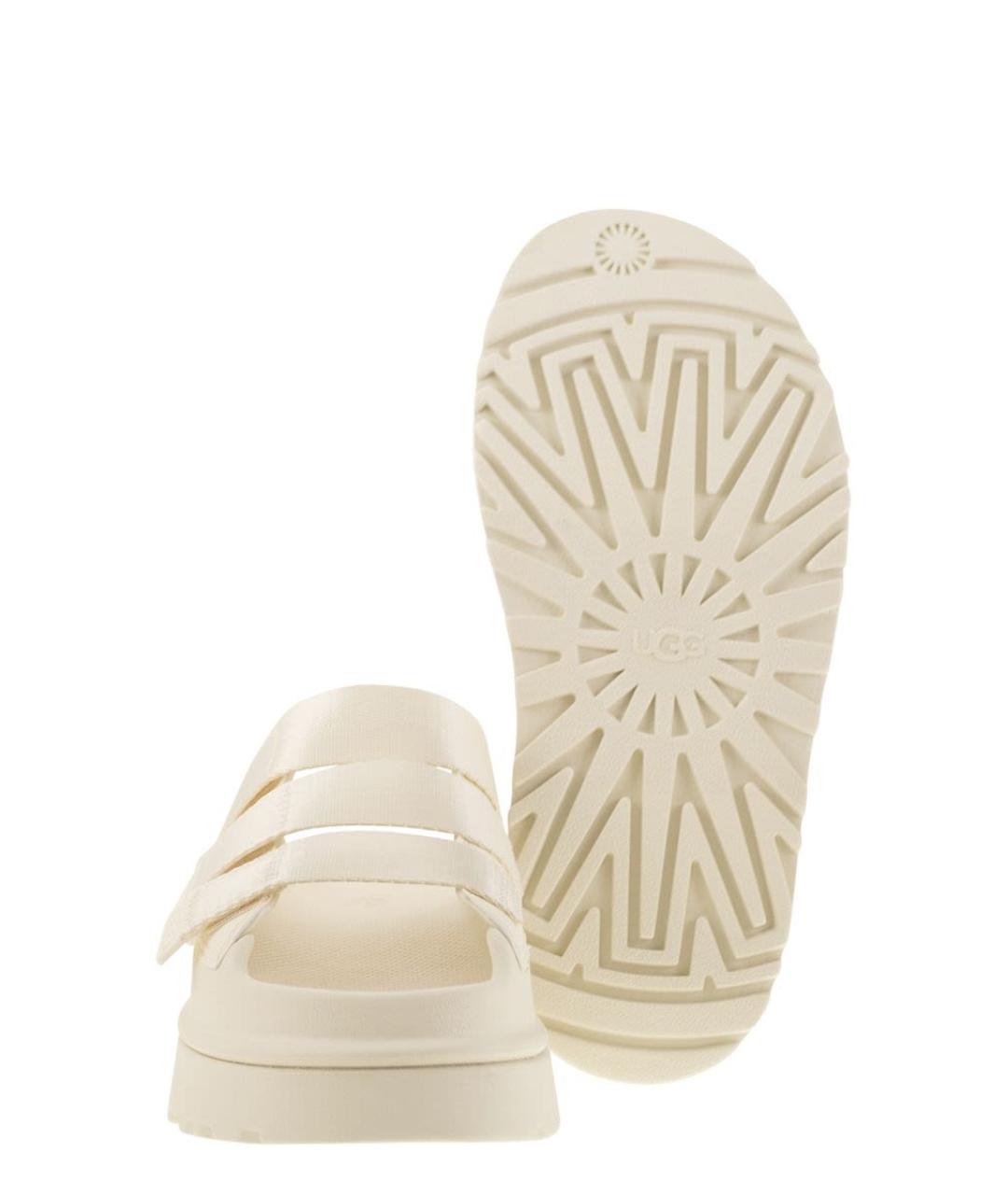 UGG AUSTRALIA Бежевые сабо, фото 5