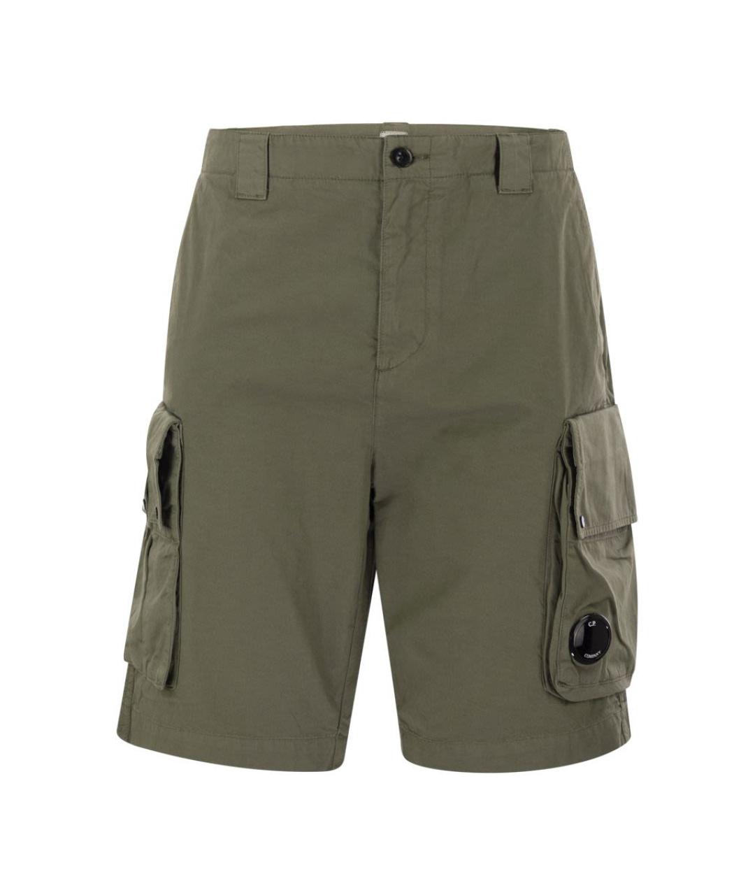 CP COMPANY Хаки хлопковые шорты, фото 1