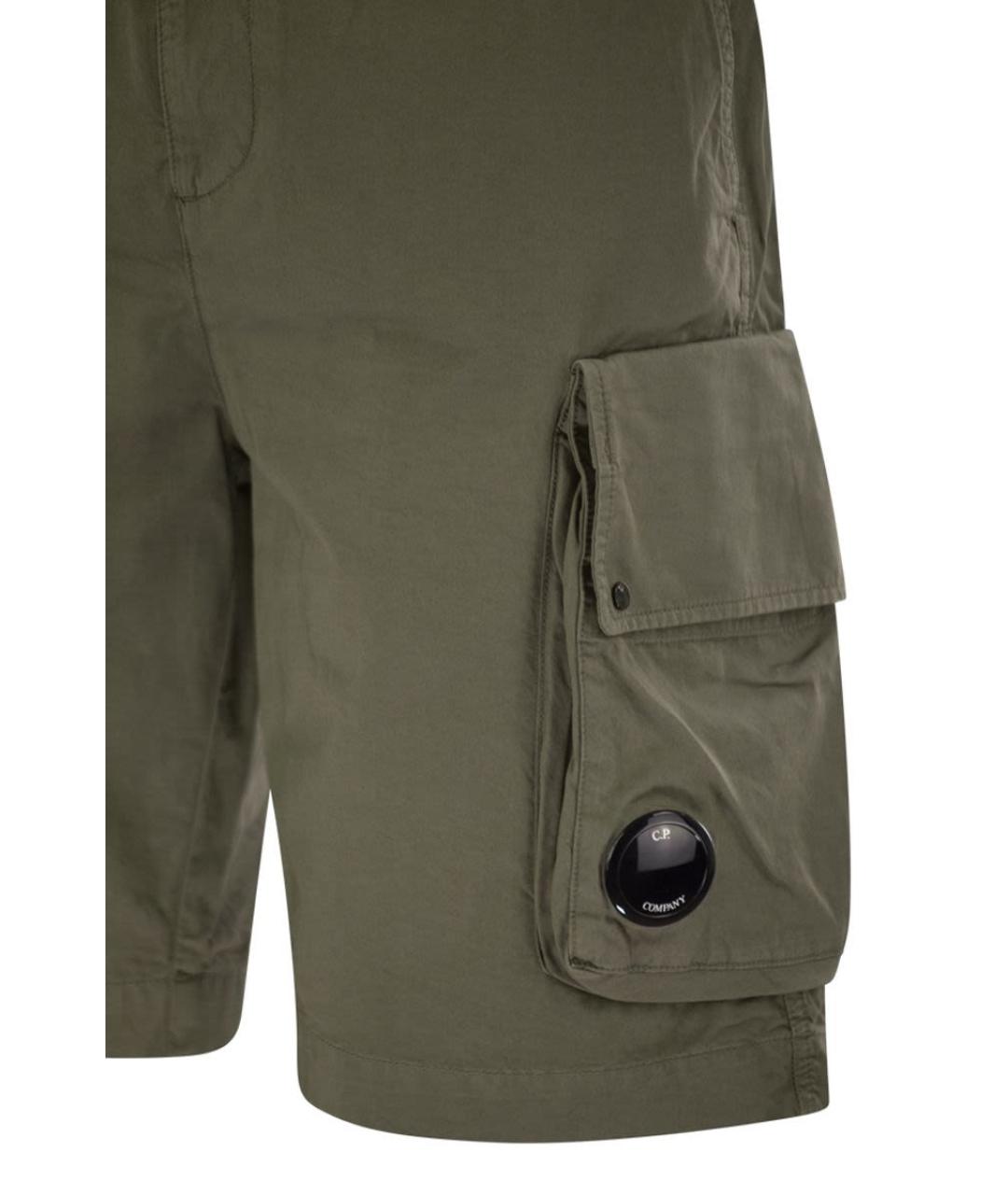 CP COMPANY Хаки хлопковые шорты, фото 4