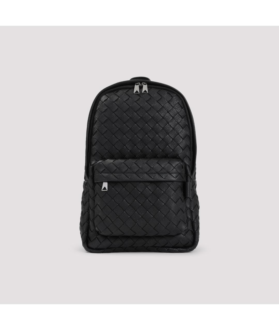BOTTEGA VENETA Черный кожаный рюкзак, фото 2