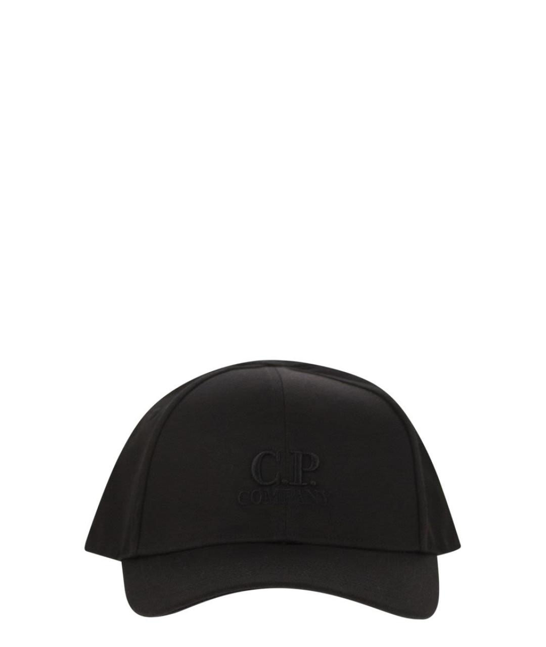 CP COMPANY Черная хлопковая кепка/бейсболка, фото 1