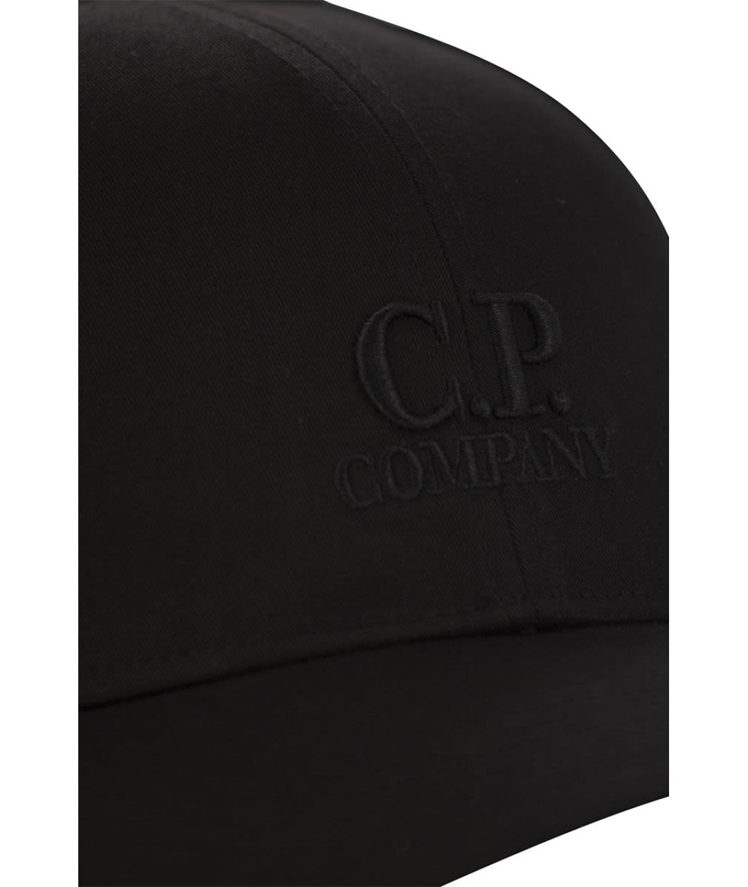 CP COMPANY Черная хлопковая кепка/бейсболка, фото 4