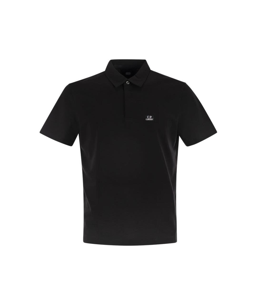 CP COMPANY Черная хлопковая футболка, фото 1