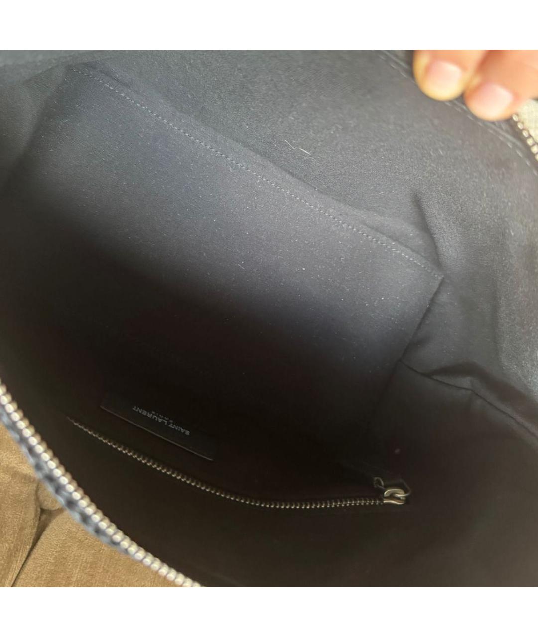 SAINT LAURENT Черная сумка через плечо, фото 4
