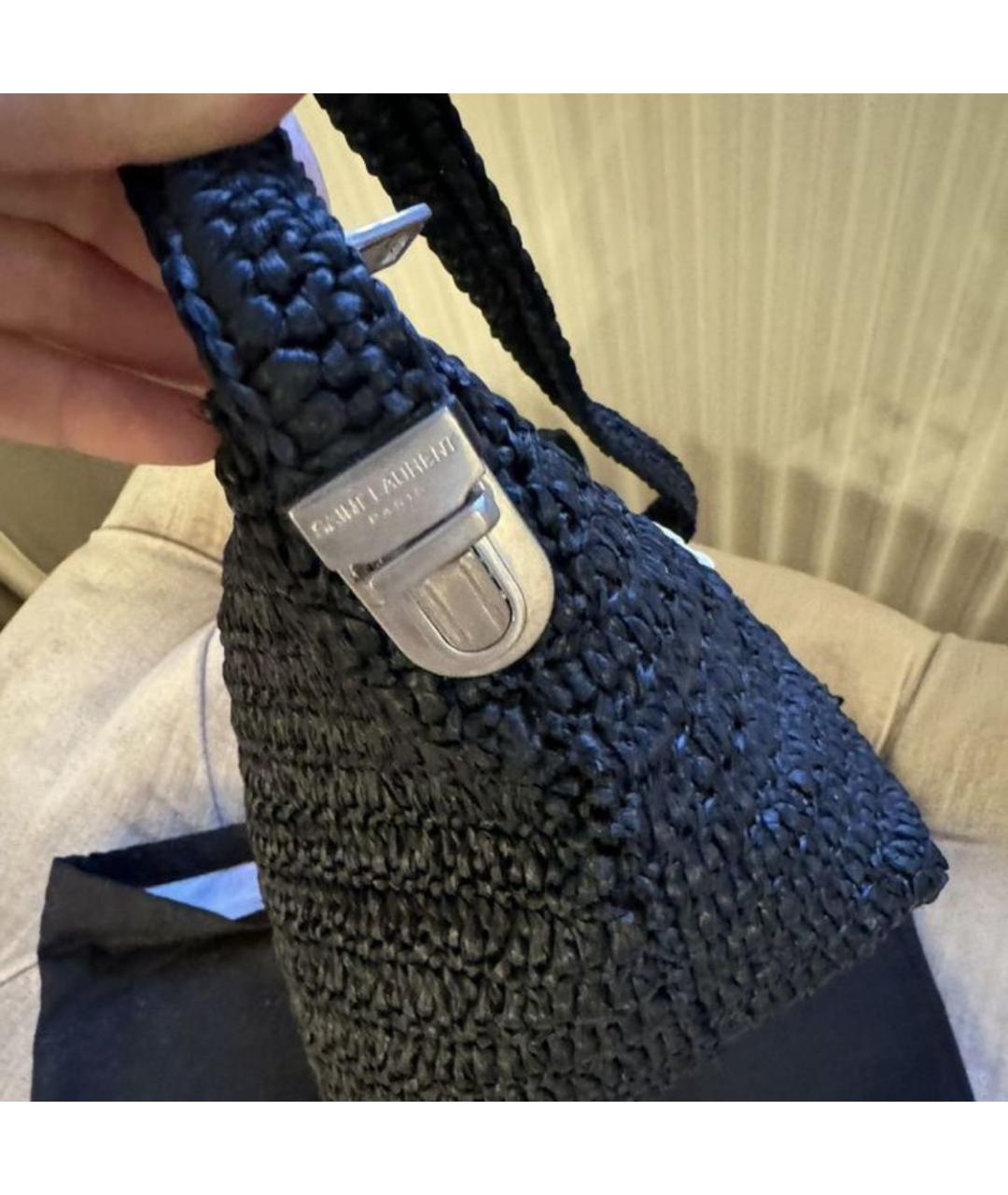 SAINT LAURENT Черная сумка через плечо, фото 3