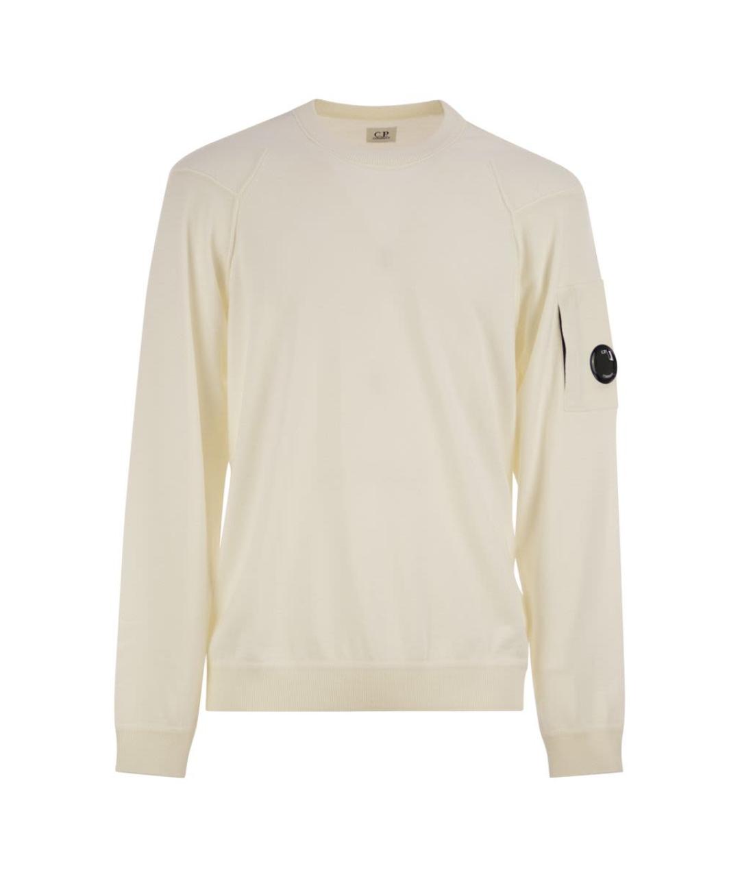 CP COMPANY Бежевый хлопковый джемпер / свитер, фото 1