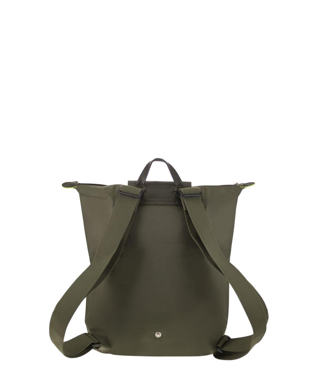 LONGCHAMP Зеленый синтетический рюкзак, фото 2