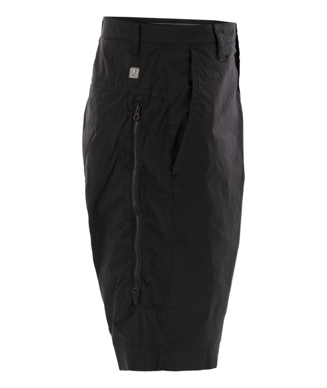 CP COMPANY Черные хлопковые шорты, фото 3
