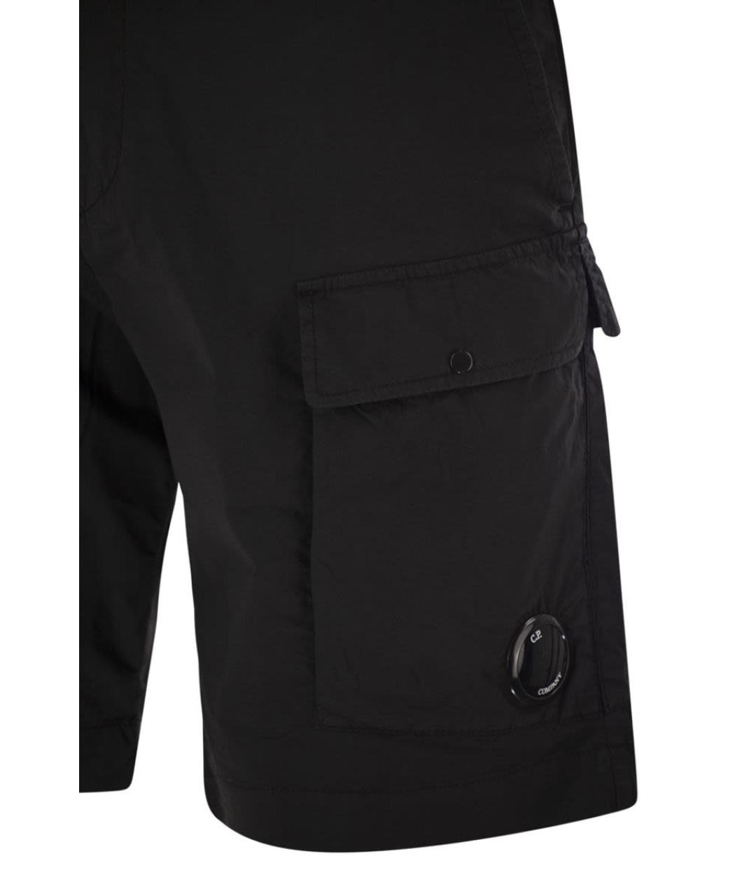 CP COMPANY Черные хлопковые шорты, фото 4