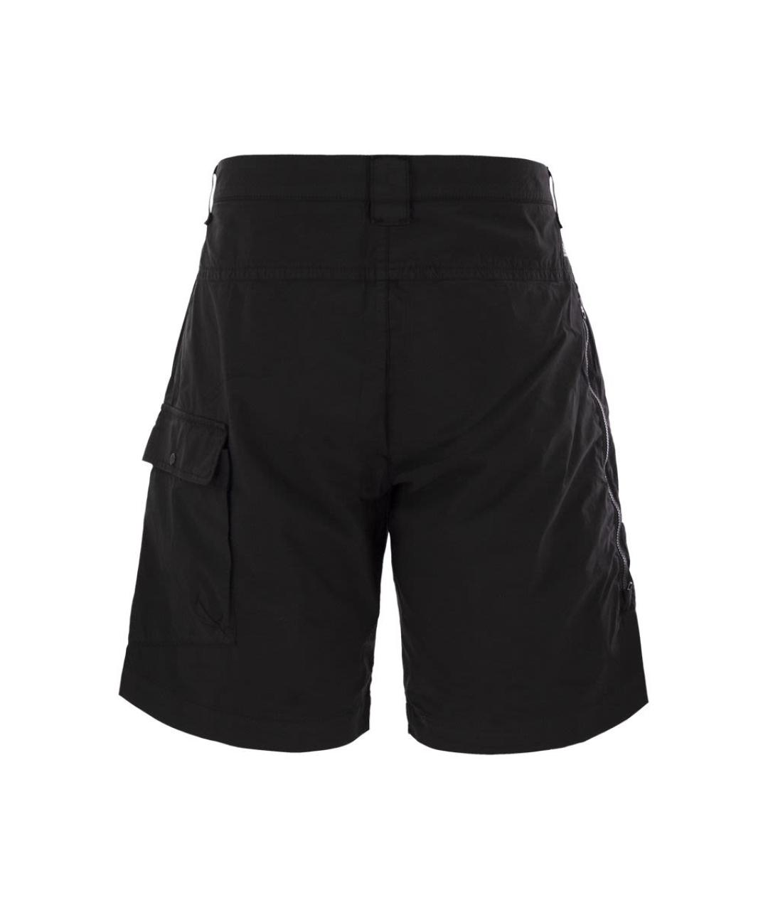 CP COMPANY Черные хлопковые шорты, фото 2