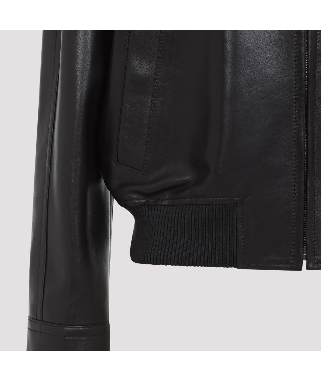 BOTTEGA VENETA Коричневая кожаная куртка, фото 4