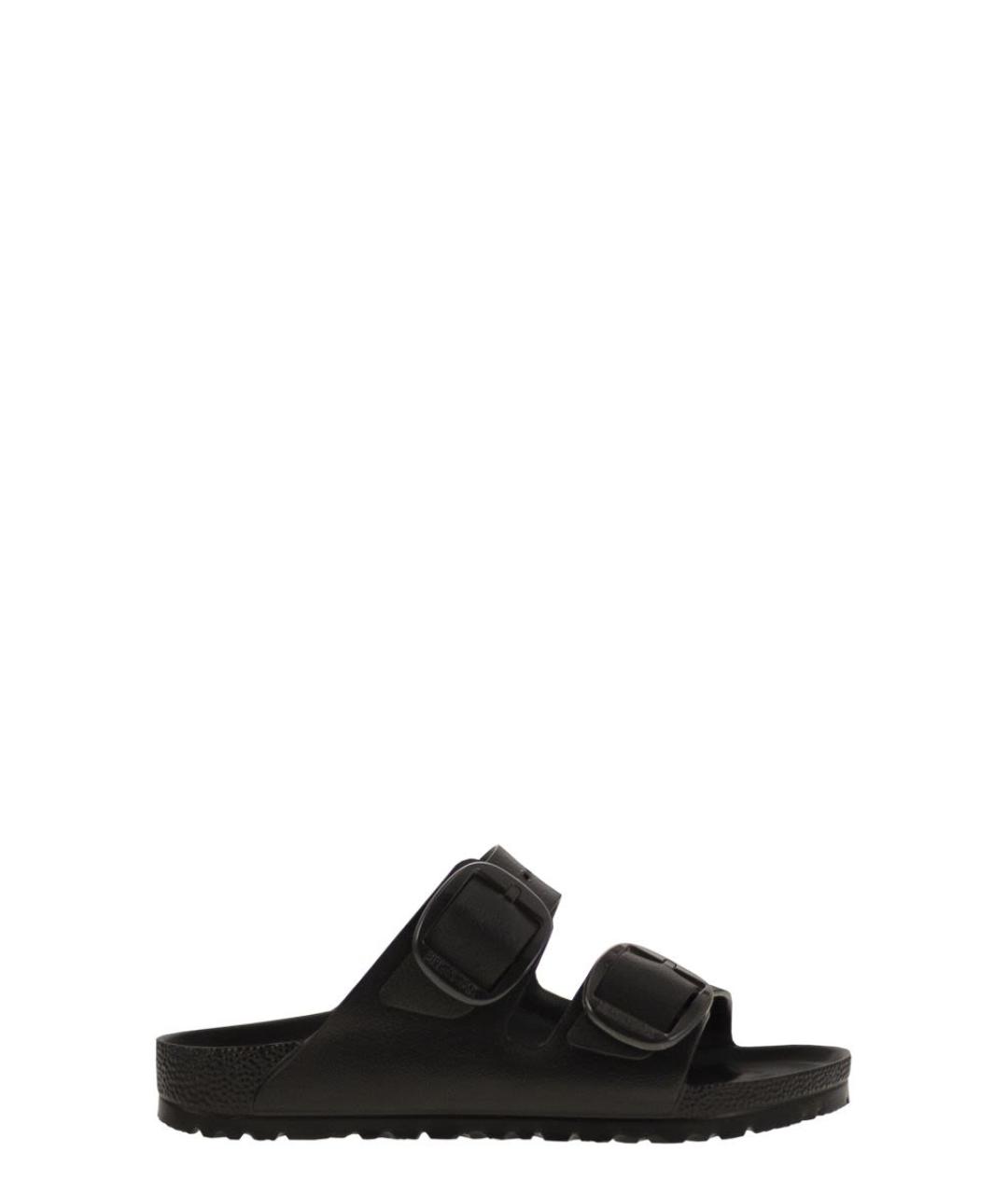 BIRKENSTOCK Черные синтетические сандалии, фото 1