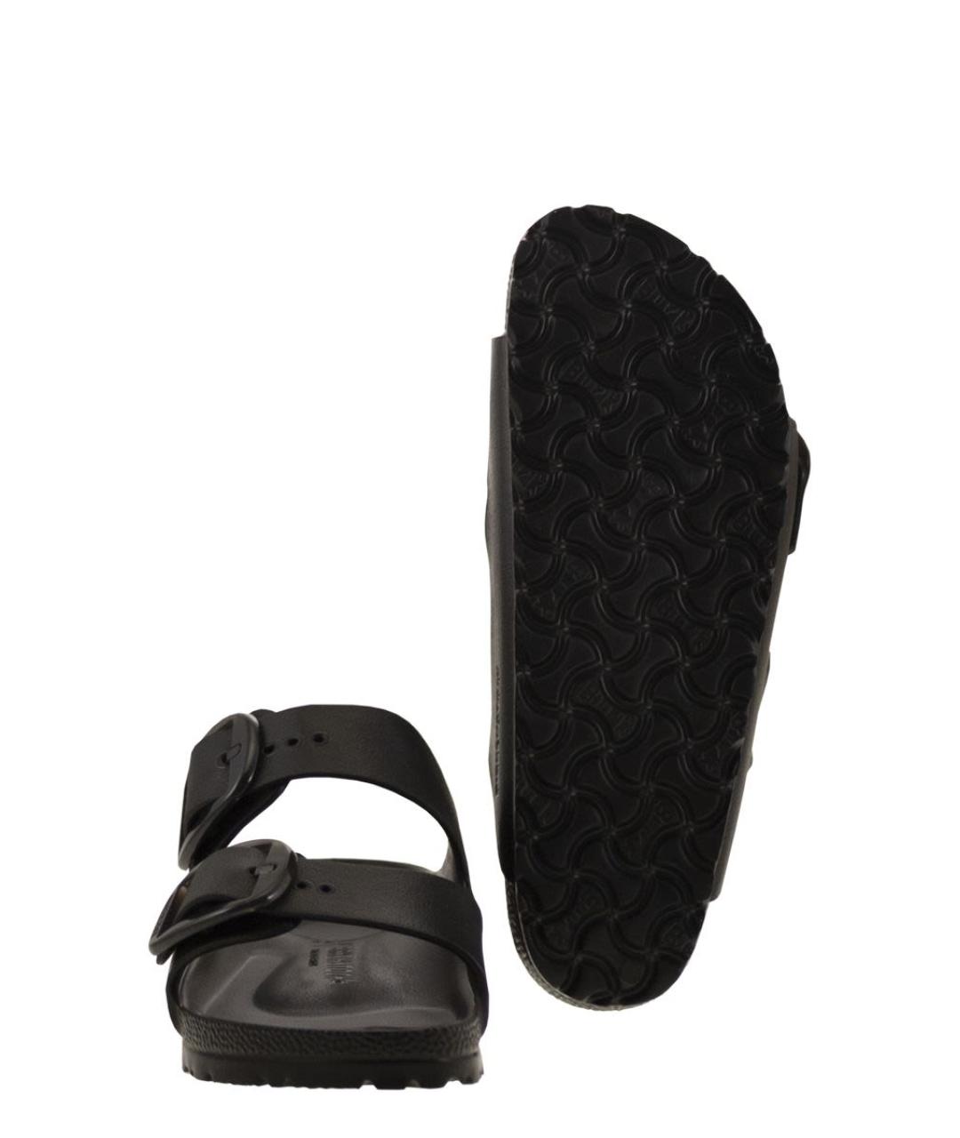 BIRKENSTOCK Черные синтетические сандалии, фото 5