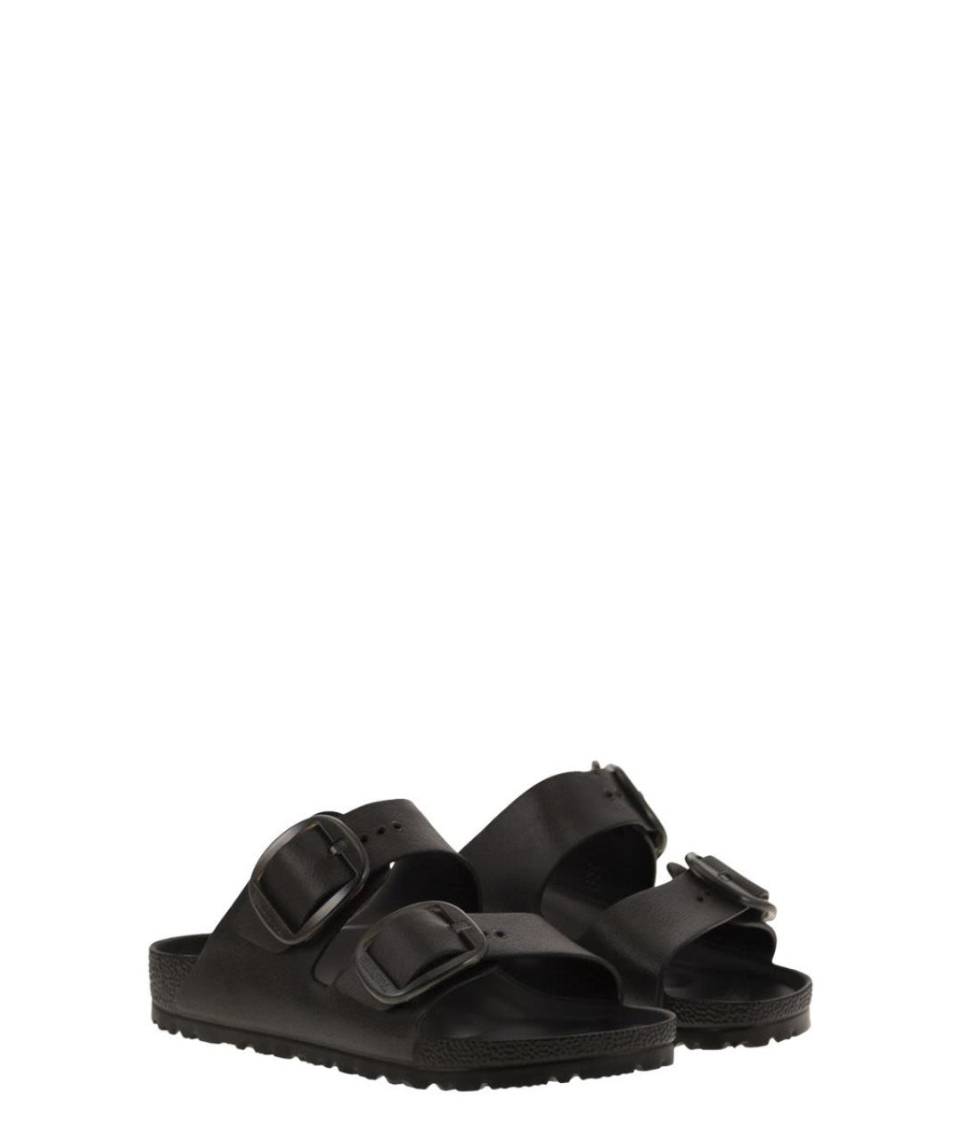 BIRKENSTOCK Черные синтетические сандалии, фото 4