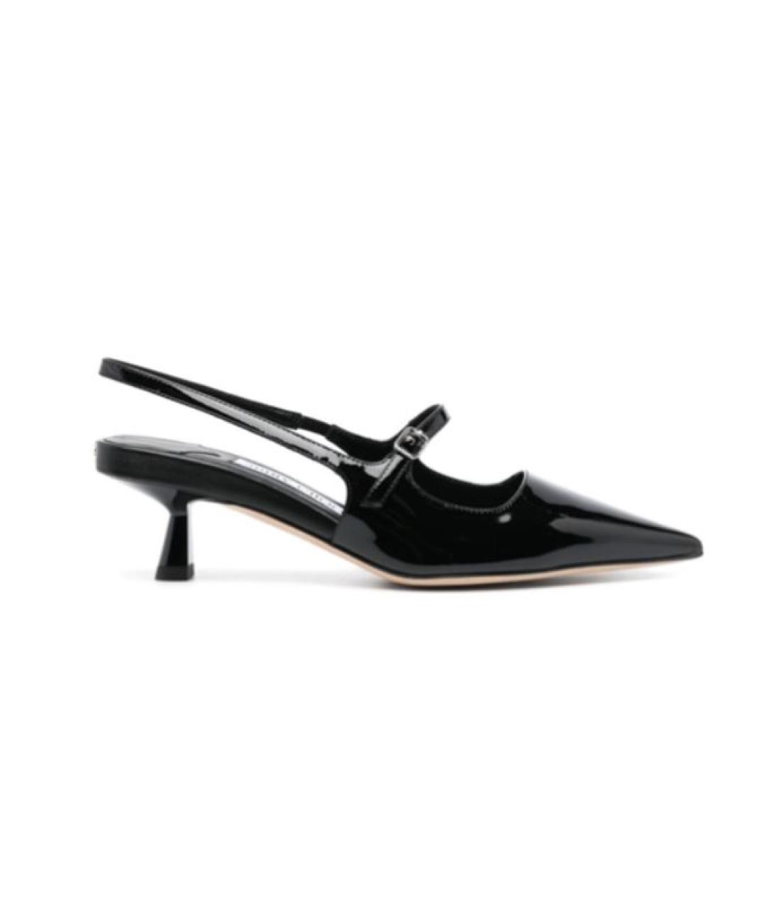 JIMMY CHOO Черные туфли из лакированной кожи, фото 5