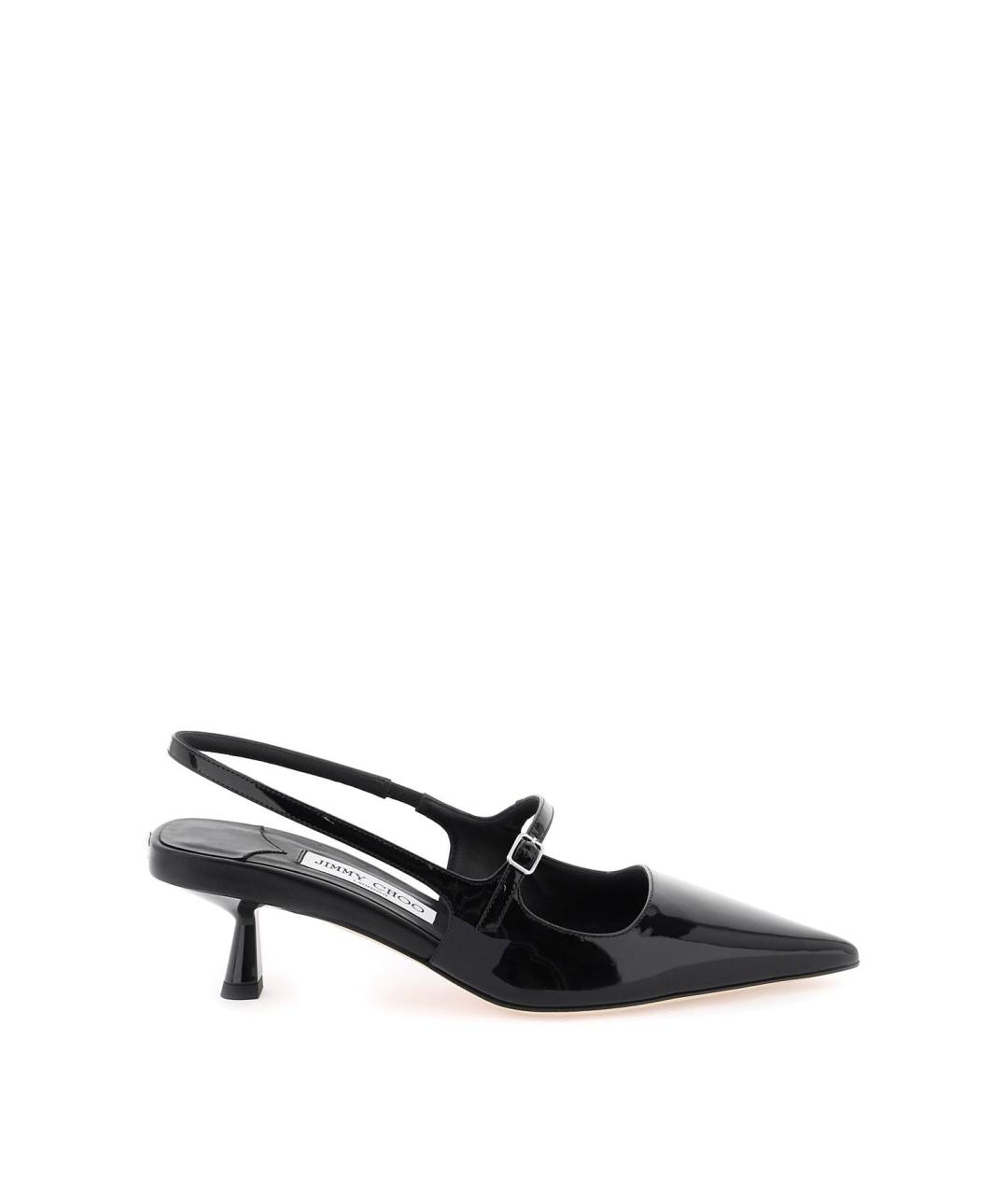 JIMMY CHOO Черные туфли из лакированной кожи, фото 2