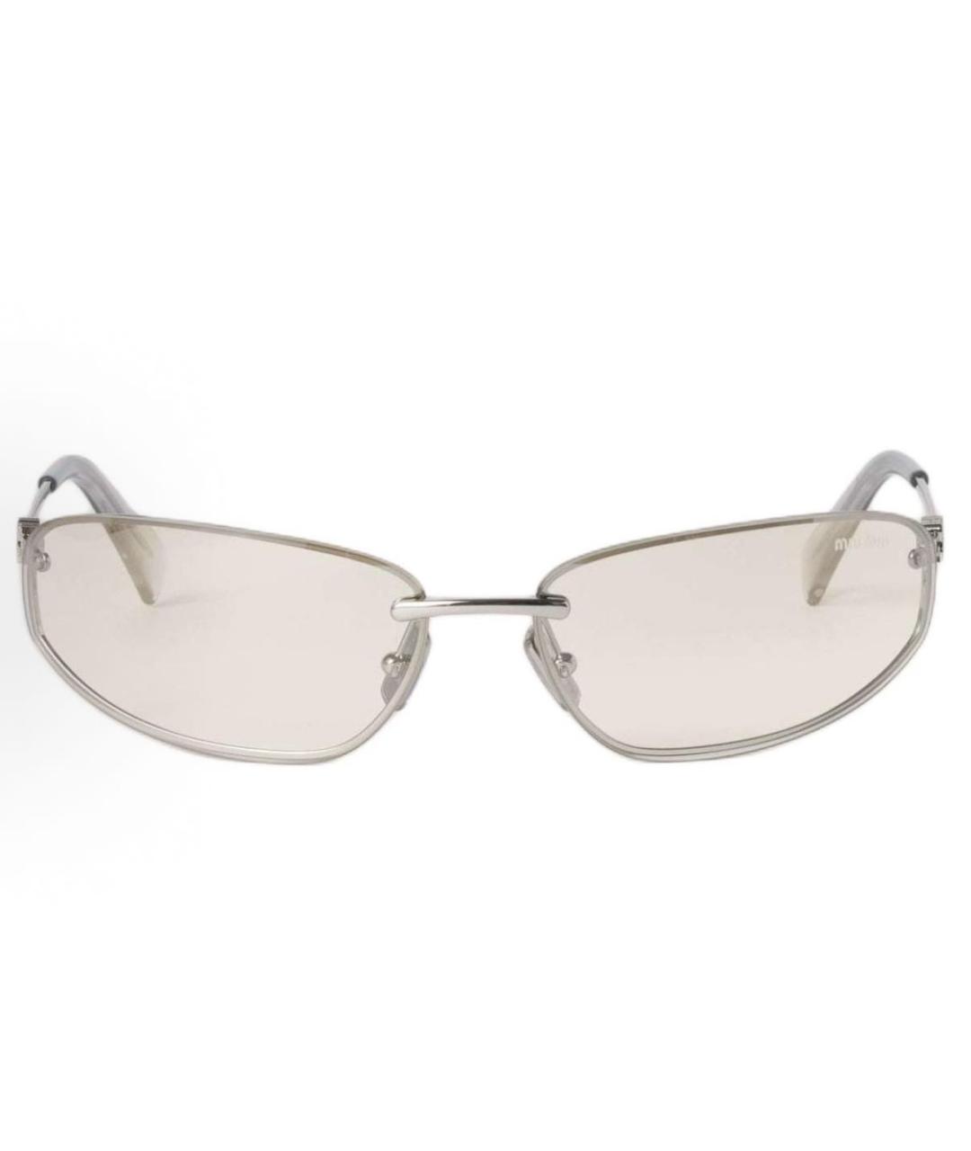 MIU MIU Розовые солнцезащитные очки, фото 2