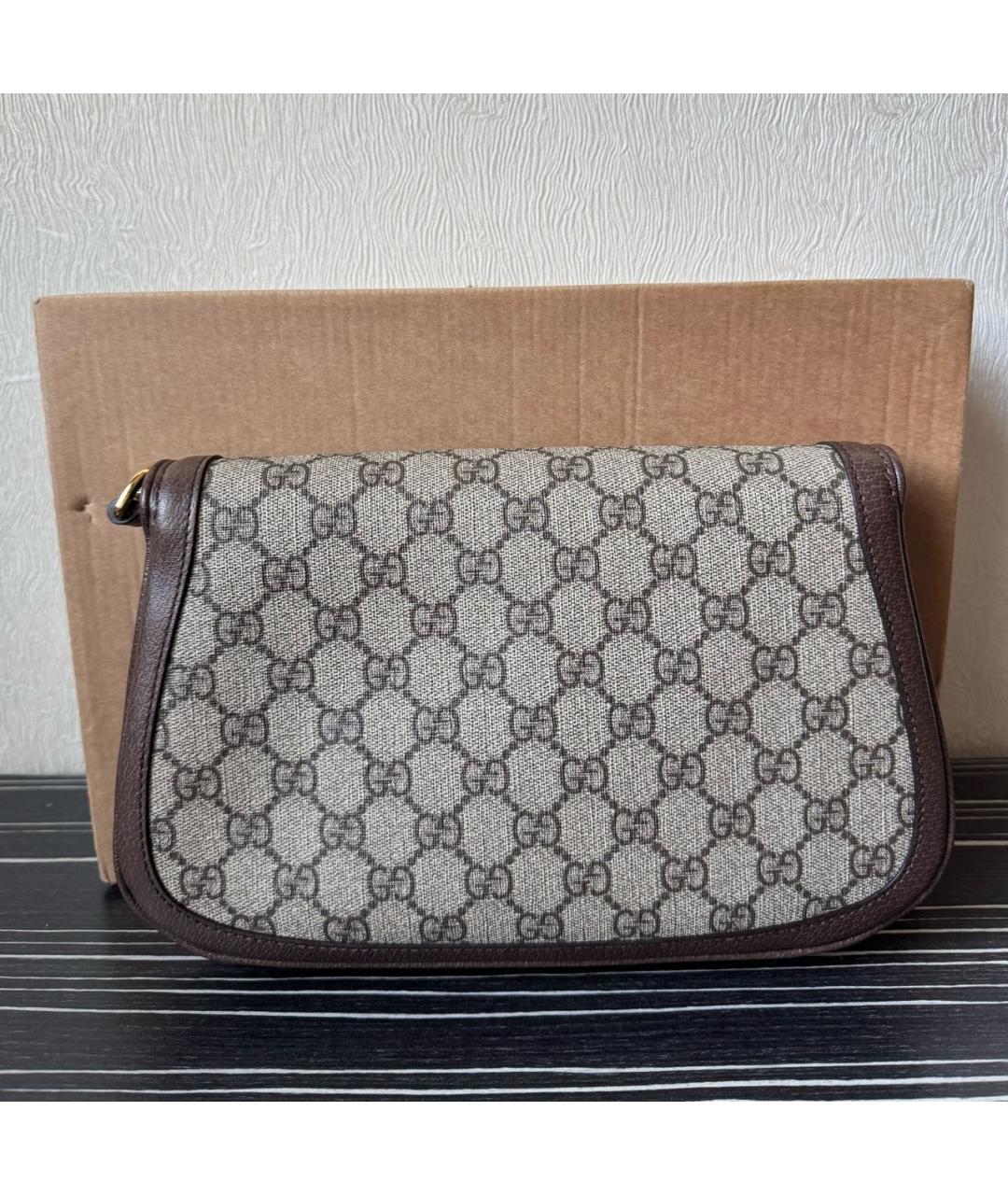 GUCCI Коричневая сумка через плечо, фото 3