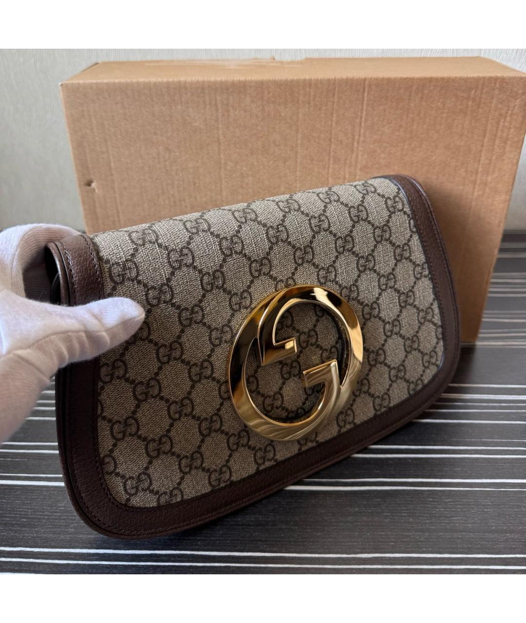 GUCCI Коричневая сумка через плечо, фото 2